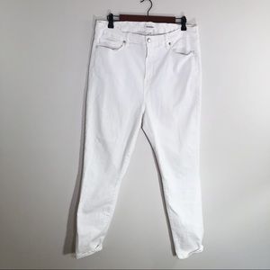 Good American Good Legs White Jeans